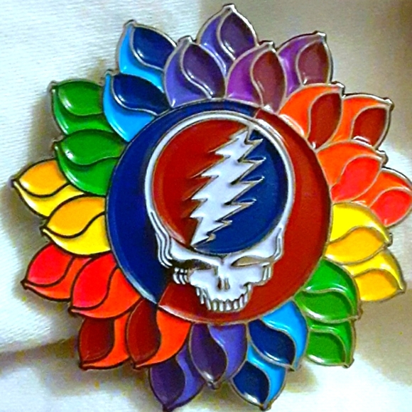 Grateful Dead Accessories - Grateful Dead Lotus Flower hat pin